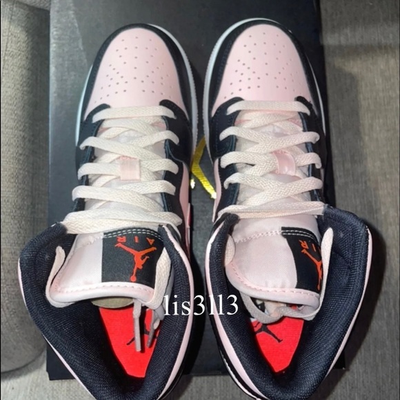 Air Jordan 1 Mid Atmosphere Infrared - Picture 6 of 12